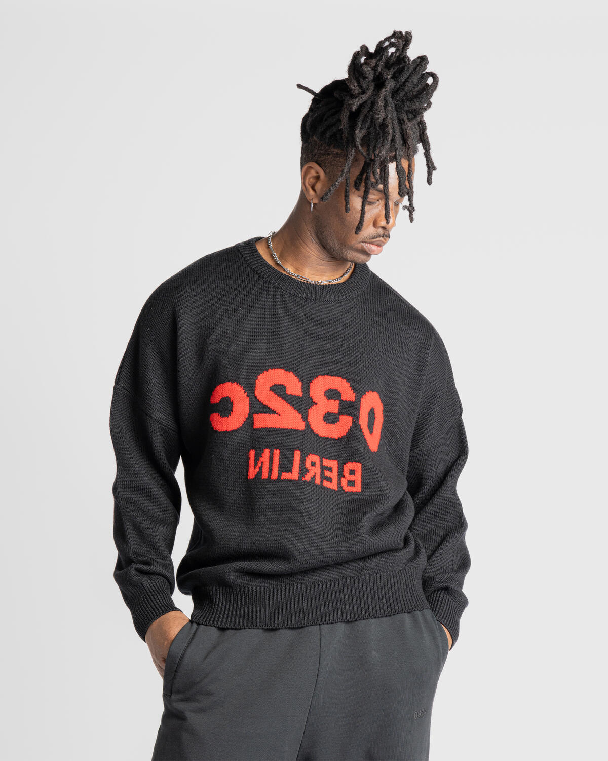 032c ''SELFIE'' SWEATER | S25-URK-1511-000 | AFEW STORE